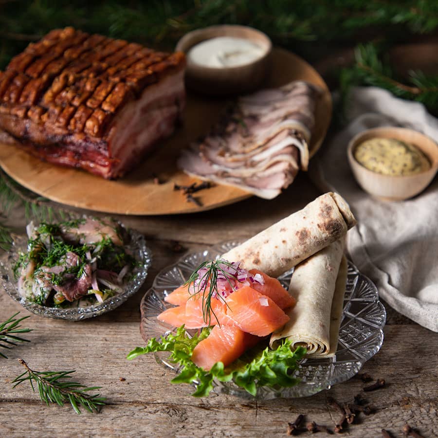 Juletapas med rødbetfalafel PORSJONSPAKKET