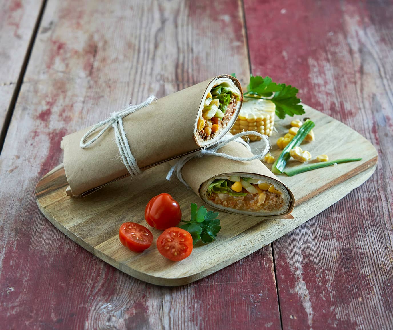 Gourmetmeny wraps
