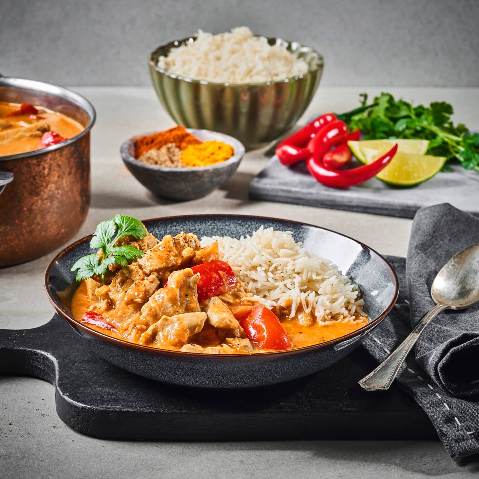 Dagpakke med kylling curry
