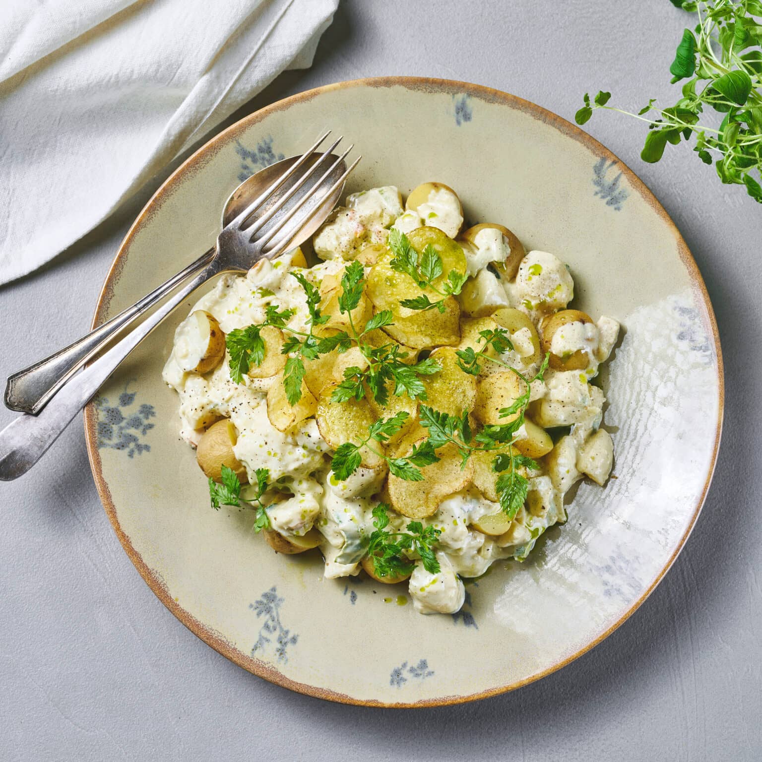 Kremet potetsalat