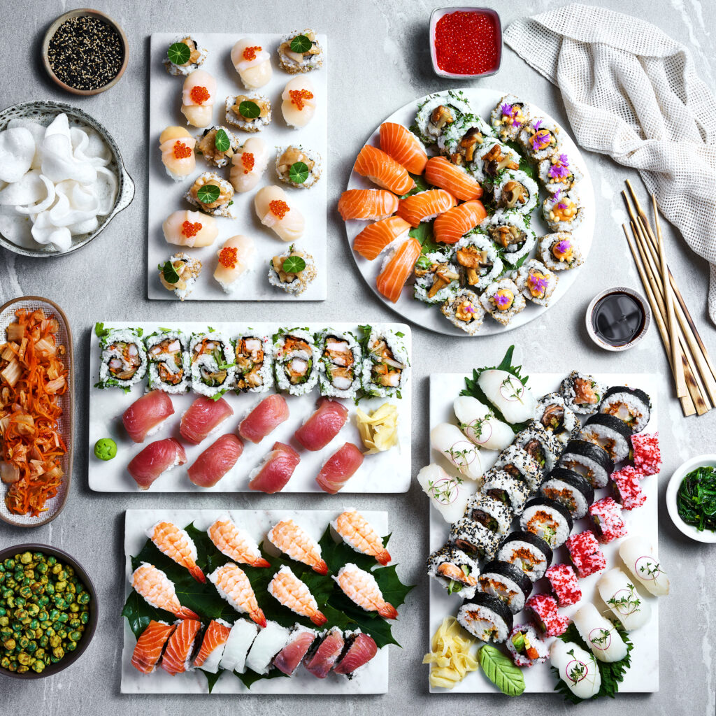 kreativcatering sushi stor buffet 2712