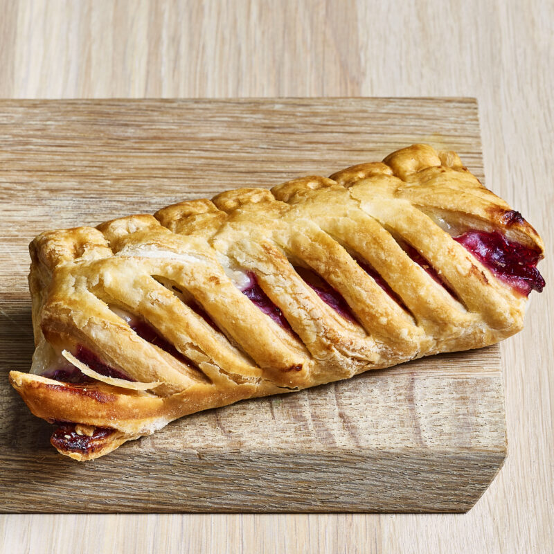 Bringebær og mascarpone croustillant