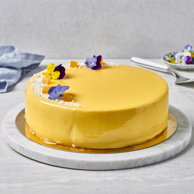Pasjonsfruktmoussekake
