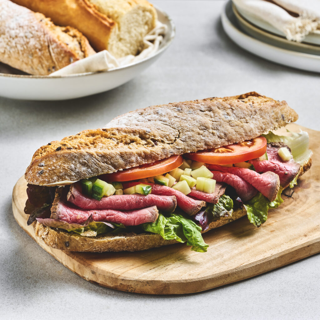kreativcatering allergivennlig baguett roastbeef 1x1 1