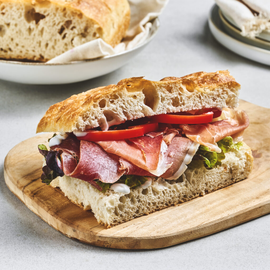 kreativcatering allergivennlig focaccia spekeskinke 1x1 1