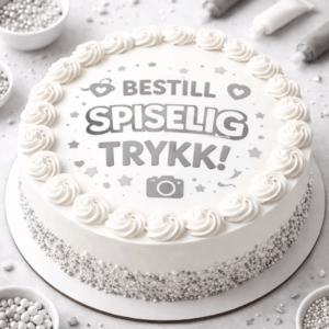 Kakebilde/logo på kake