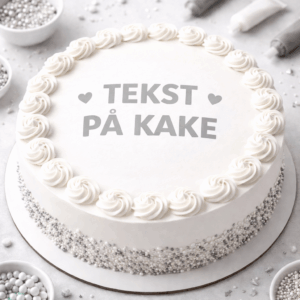 Tekst på kake